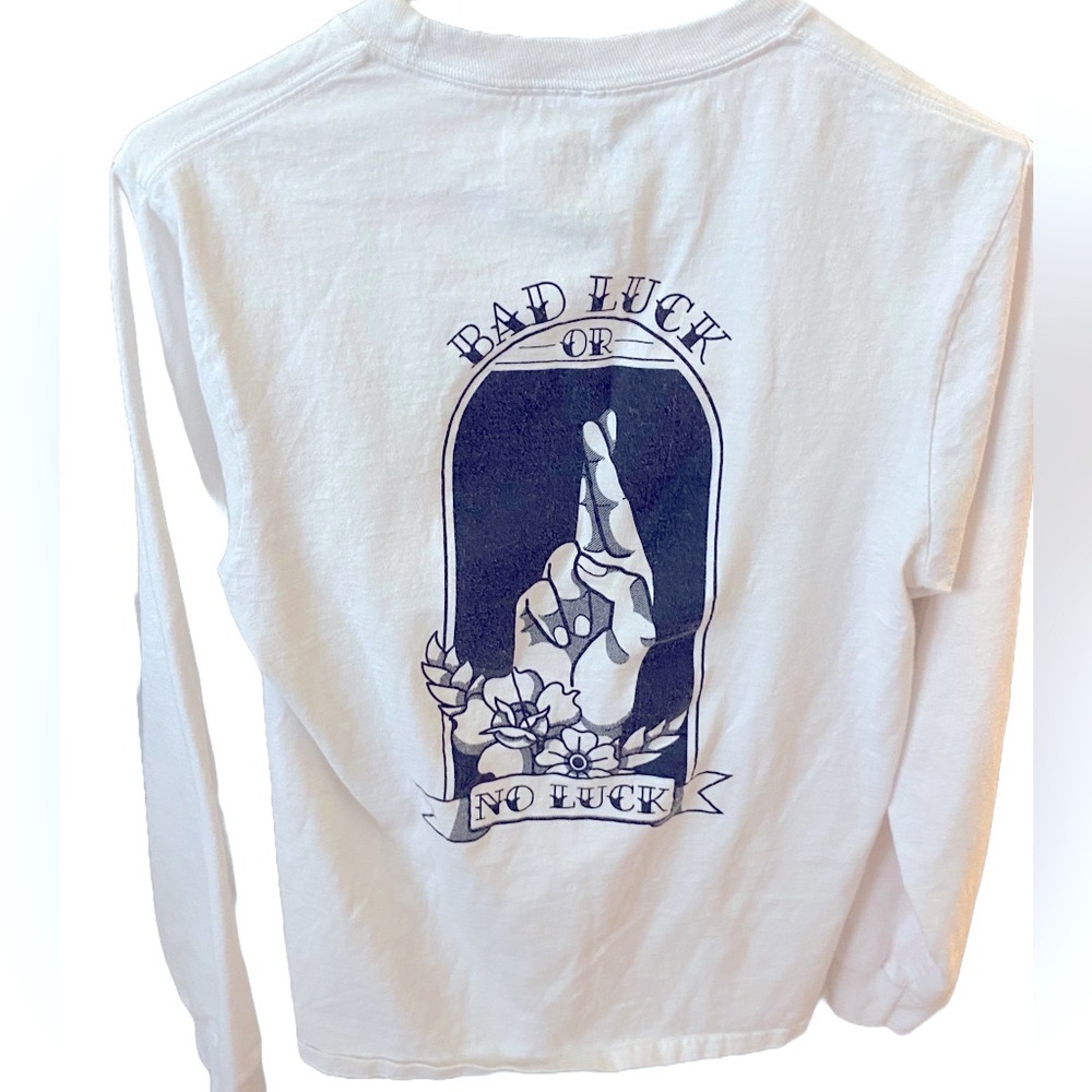 Men’s Women’s Unisex Mortem Clothing Co. Cotton Long Sleeve T Shirt Size S